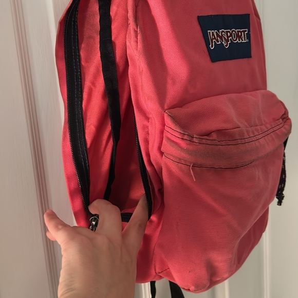 Y2K Era Pink Jansport Backpack - Picture 3 of 5